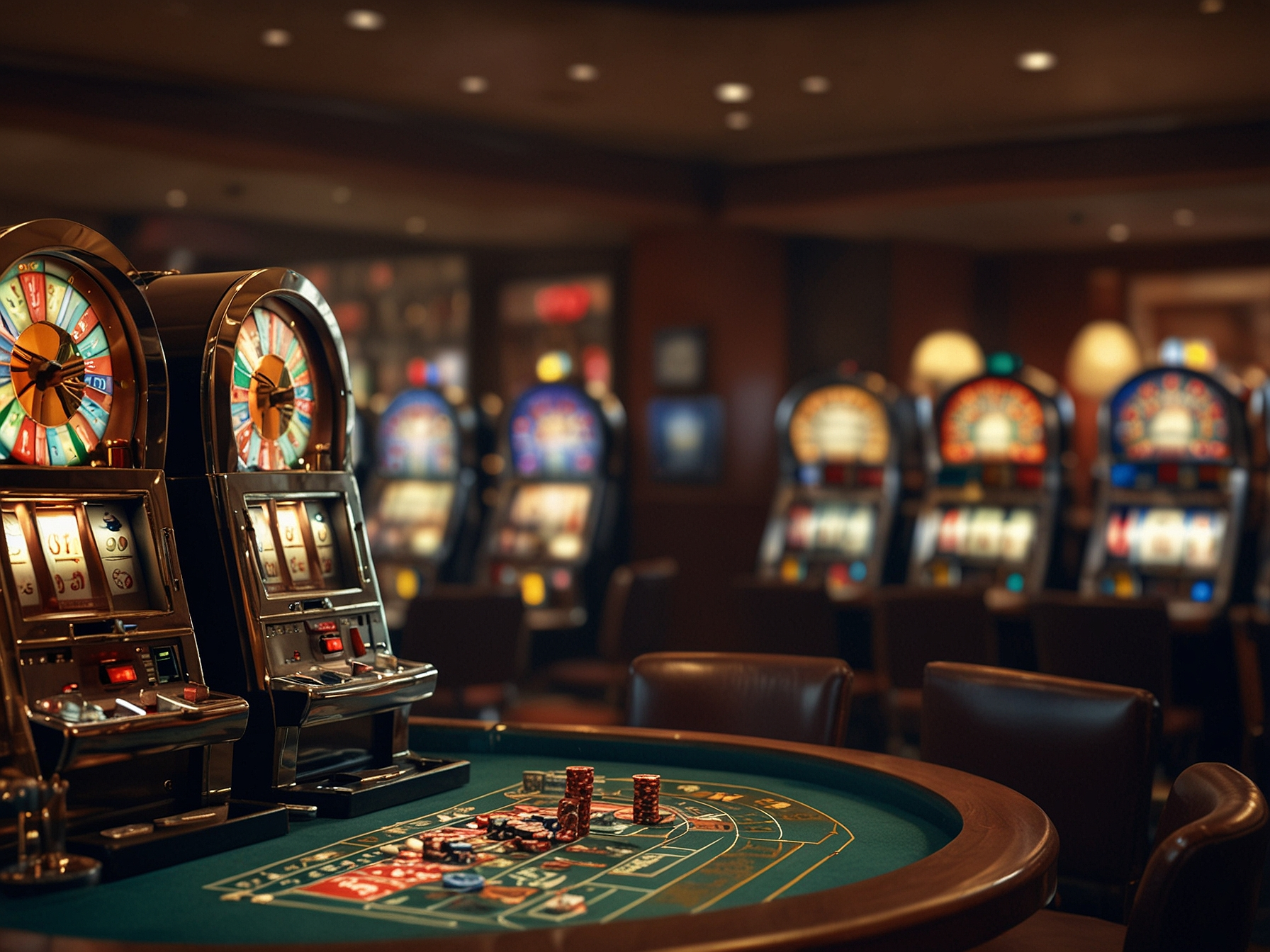Collage Spielautomaten und Live Casino